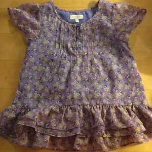 77kids short sleeve ruffled shirt.